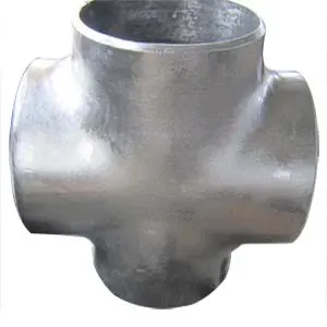 Croix à souder bout à bout — ASTM A234 WP11 · Acier allié P11
