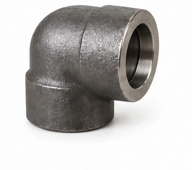 Forged Socket-Weld Elbow — Plain A105 Forging