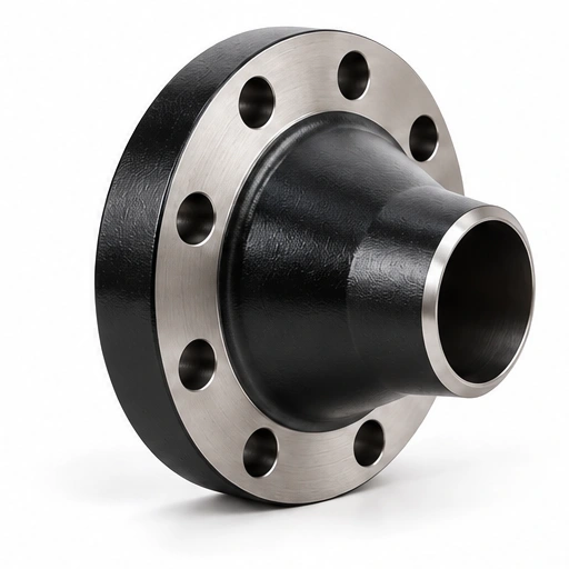Weld Neck Flange — Black Carbon Steel