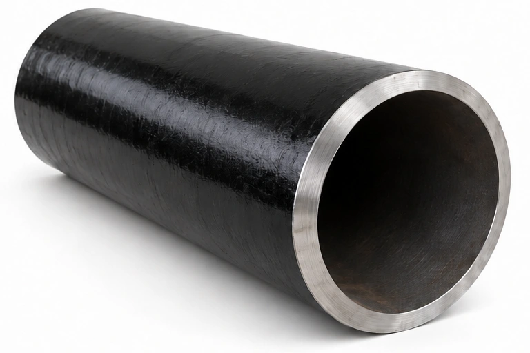 Beveled Carbon Steel Pipe — Black Protective Finish