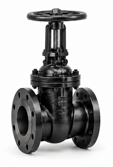 Cast Gate Valve — Painted Carbon Steel