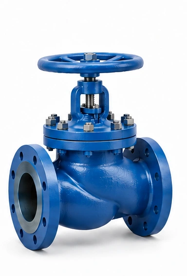 Cast Globe Valve — Painted Carbon Steel